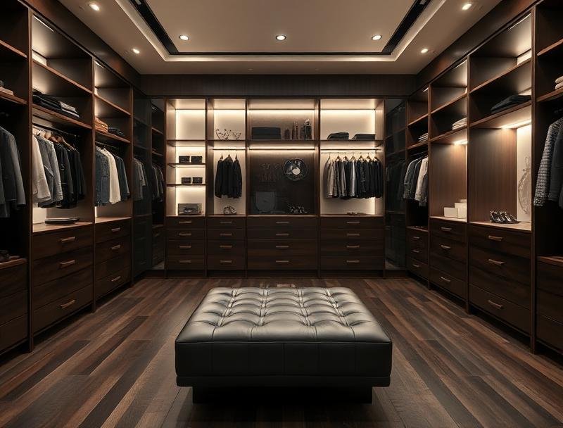 Elegant dressing room