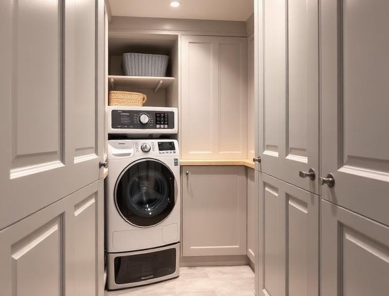 Laundry cabinets